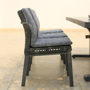 Sedia da pranzo da esterno OSMEN <span class=keywords><strong>LUMI</strong></span> 2.0, impermeabile, resistente ai raggi UV, in vimini, per giardino, <span class=keywords><strong>ristorante</strong></span>, patio. - Product Image 4