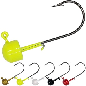 Ned Rig Jig Heads Finesse Mushroom Shroom Jig Heads <span class=keywords><strong>con</strong></span> alambre de acero - Product Image 1