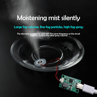 QDB-1 DC 5V USB ultrasonic spray humidifier atomizer drive module mini humidifier DIY package Type-c USB interface with atomizer