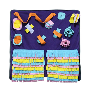 Alfombra olfativa para mascotas, manta de entrenamiento olfativo para perros, almohadilla para olfatear, comedero lento, dispensador de comida, alfombra para aliviar el estrés - Product Image 2