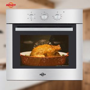 Junsky-Horno de <span class=keywords><strong>pared</strong></span> de convección integrado de 24 pulgadas, 3200W 65L con <span class=keywords><strong>asador</strong></span>, control de puerta de vidrio de triple capa, acero inoxidable - Product Image 1