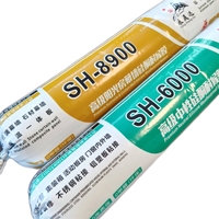 Commande en gros disponible SH-8900 Mastic silicone écologique neutre monocomposant résistant aux intempéries pour adhésif de mur rideau de véranda