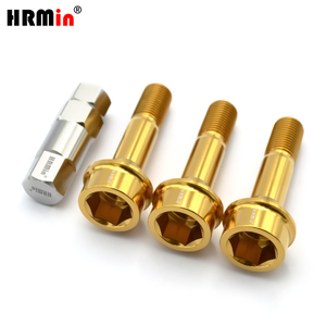 Tornillos de Seguridad <span class=keywords><strong>Antirrobo</strong></span> para Ruedas de Titanio HRMin Factory Grado 10.9, Cono M14X1.5X52mm para Ferrari, Nuevo Estado - Product Image 3
