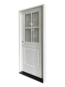 4 Lite Clear Glass Prehung Left-Hand Inswing Dutch <strong>Back</strong> Composite <strong>Door</strong> - Product Image 4