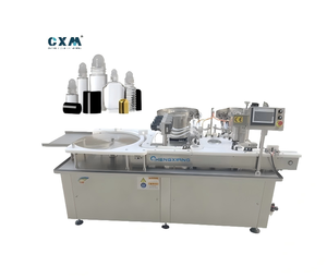 CX-YGF4 Automatic Roll-On Bottle Filling Machine with 4 Nozzles PLC Controlled High-Accuracy <b>Oil</b> Filling for Vials & <b>Jars</b> - Product Image 1