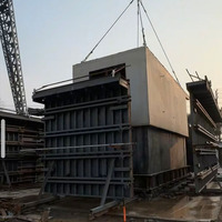 Système de logement prêt à entrer rapidement Technologie de construction préfabriquée innovante Moules de construction monolithiques 24H