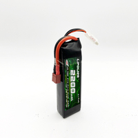 Batterie LiPo Lithium-Ion 2200mAh 22.2V 6S à décharge rapide 30C/60C pour Drone FPV, Avion RC, Hélicoptère, Bateau, Voiture