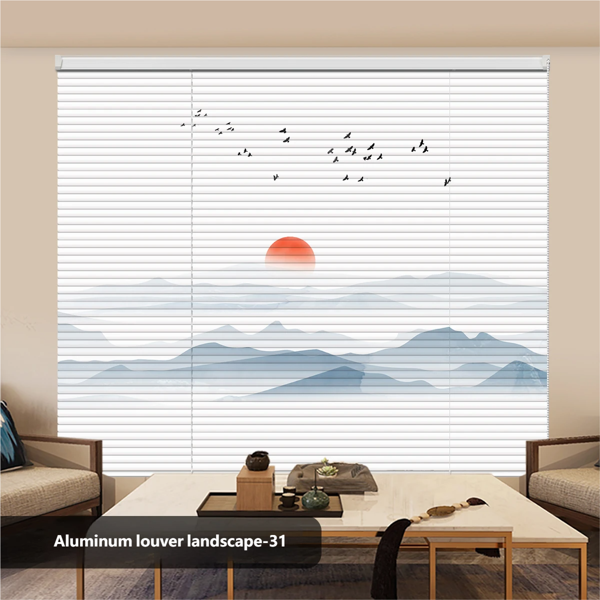 Paysage au lever du soleil