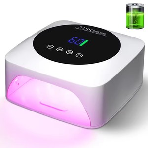 Lámpara UV Recargable Inalámbrica, Luz LED Roja para Esmalte de Gel, para Salones de Manicura Profesionales - Product Image 1
