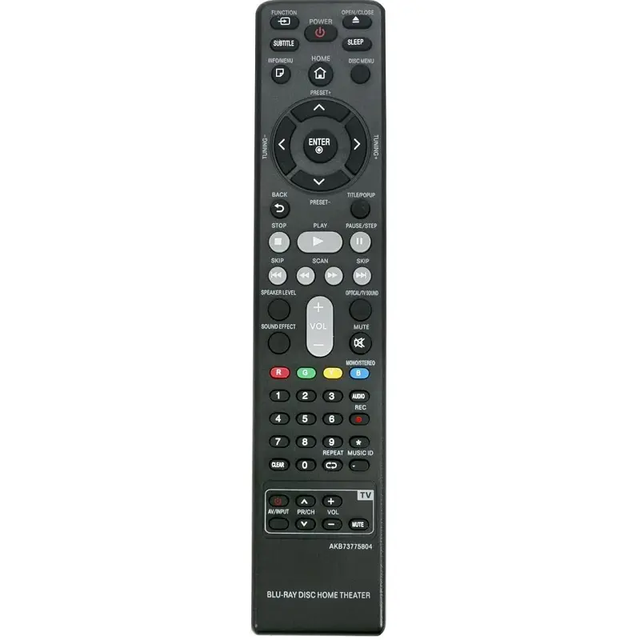 AKB73775804 Replaced Remote Fit for LG BLU-RAY DISC Home Theater Player BH6830SW S63S3-S/C S63T1-W T2 W3-2 BH6830SWMQ