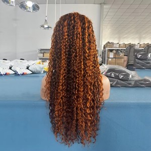 Glueless 100% Human Hair 13x4 HD Lace Front <strong>Wigs</strong> for Black Women 350 Brown Ombre Highlight Lace Frontal <strong>Wig</strong> Pre Plucked Bleached - Product Image 1