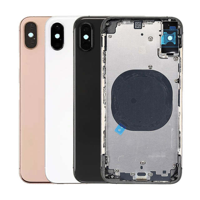 High Quality for iPhone 12 Mini Back Cover Mobile Phone Housing with Bar Design Battery Glass Cover Middle Frame Card Tray Side