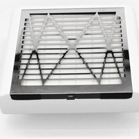 Collecteur de poussière d'ongles professionnel de style japonais 220V 40W haute puissance en plastique avec filtre HEPA extractible, usage exclusif pour salon de manucure