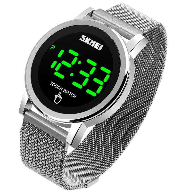 Wholesale Digital Gold Watch 1668 LED Light Skmei Touch Screen