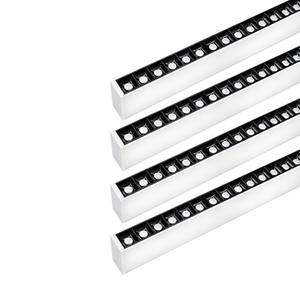 Lámpara Colgante LED <span class=keywords><strong>de</strong></span> Diseño Moderno, Tubo <span class=keywords><strong>de</strong></span> Iluminación Lineal Suspendido, Perfil LED Enlazable para Escuelas <span class=keywords><strong>y</strong></span> Oficinas, Iluminación Superior e Inferior - Product Image 5