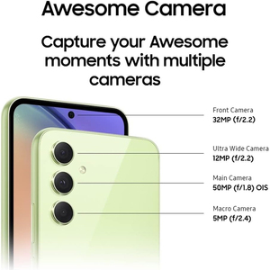 Smartphone <span class=keywords><strong>Samsung</strong></span> <span class=keywords><strong>Galaxy</strong></span> A54 5G Originale Sigillato in Scatola, A546B, 6.4 Pollici, Octa Core, 4GB RAM, <span class=keywords><strong>128GB</strong></span> ROM, Fotocamera 50MP, Telefono Sbloccato - Product Image 4