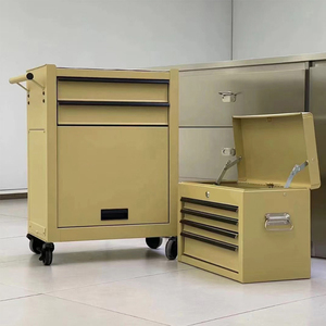 Carrito de barbería, armario de herramientas, cofre de Metal, acero, herramienta rodante para garaje, ruedas combinadas para taller mecánico, hierro OEM/ OBM - Product Image 3