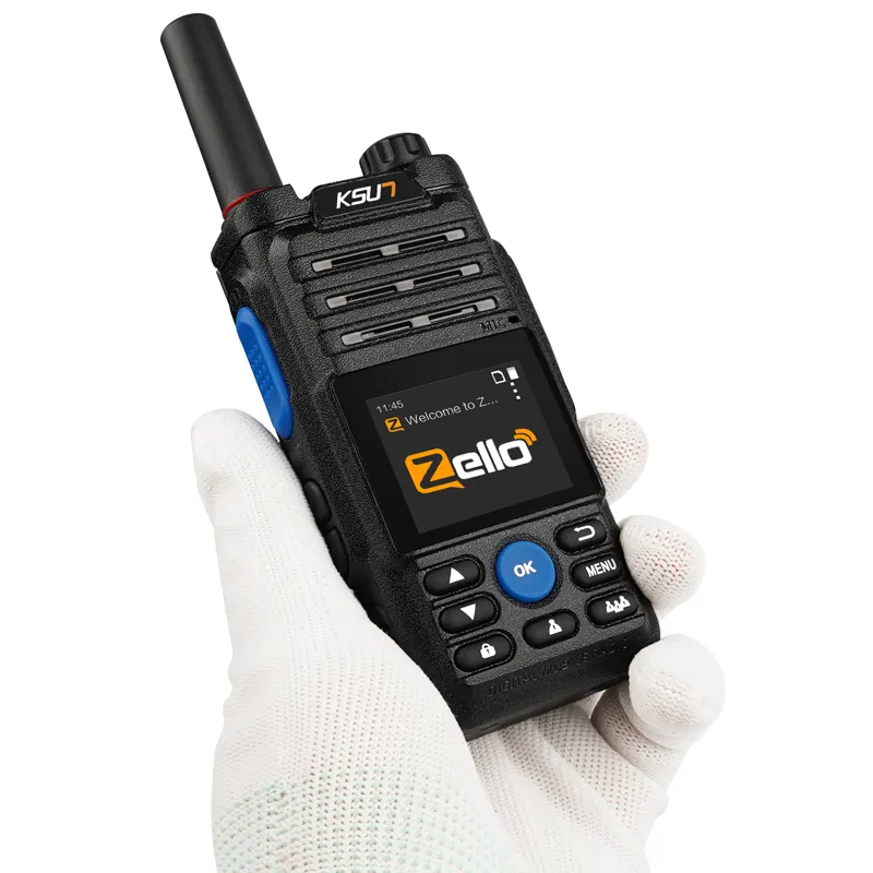 KSUN Android 4G 3G 2G рация Wi-Fi Bluetooth GPS POC двухсторонний радиоприемник большой радиус действия 100 км ZL10 Zello радио