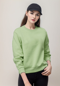 Sweat-shirt à col rond personnalisé avec logo brodé, mode de luxe en gros, sweat-shirt unisexe de haute qualité - Product Image 3