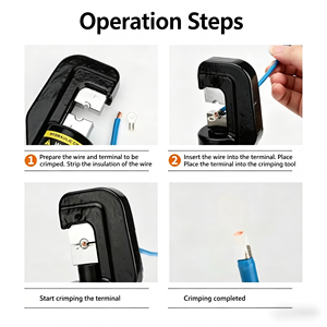 Pince à sertir hydraulique manuelle 70 mm pour fils et bornes en cuivre et aluminium, qualité industrielle - Product Image 3
