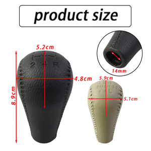 Nissan Patrol GUY61 Leather Gear <b>Shift</b> <b>Knob</b> Automatic Transmission Ergonomic Design Black - Product Image 4