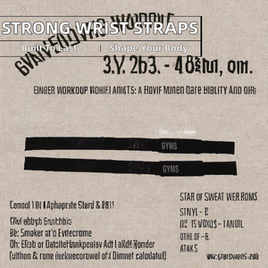 Custom Logo Cotton Heavy-Duty Wrist <b>Straps</b> <b>for</b> Deadlifts Weight <b>Lifting</b> Eco-Friendly Anti-Slip Training Accessories - Product Image 2