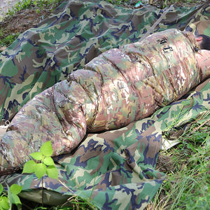 AKmax Patrol Camping Survival Saco de dormir de plumón ligero con saco de compresión estilo momia Multicam cam - Product Image 6