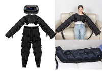 Pantalon et veste de compression pneumatique à 6 chambres VU 2026 pour la récupération des jambes, dispositif de thérapie séquentielle pour le lymphœdème et la récupération sportive