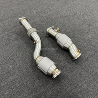 Factory Outlet SS304 knalpot Downpipe dengan katalis knalpot untuk BMW M3 M4 G80 M3 M4 G82 S58 3.0T