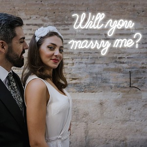 Mi sposerai un'insegna al Neon a Led con luce pubblicitaria illuminata e impegnata in insegne al Neon personalizzate in acrilico per i club del Bar di nozze - Product Image 6