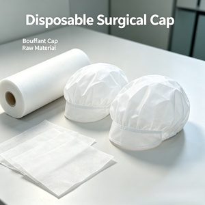 26GSM Matte White Nonwoven Fabric Spunbond Nonwoven Fabric Roll for Surgical <b>Cap</b>, Bouffant <b>Cap</b> and Nurse Hairnet - Product Image 6