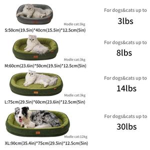 Funda de Cama para Perros y Gatos Personalizada, Antideslizante, Suave, Ortopédica, de Espuma Viscoelástica, Económica, Lavable, con Cremallera - Product Image 4