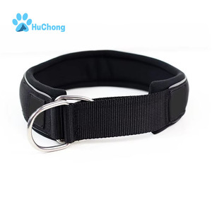<span class=keywords><strong>Collar</strong></span> de Perro <span class=keywords><strong>Martingale</strong></span> Acolchado de Espuma de Nailon Suave de Lujo Personalizado de <span class=keywords><strong>2</strong></span> Pulgadas con Franjas Reflectantes - Product Image 1