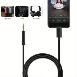 Factory Price Digital Audio Car Aux Audio Extension Adapter <b>Cable</b> Type c to 3.5mm for Car <b>Stereo</b> Headphone Speaker Mobile Phone - Product Image 4
