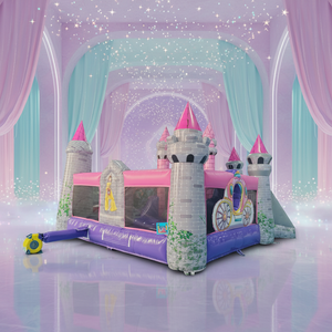 Надувной батут-замок «Принцесса» для тематического парка - Product Image 3