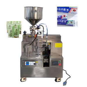 Máquina de llenado y sellado de tubos Máquina de prensado de llenado de pasta semiautomática para sellado de latas de manguera de metal - Product Image 4