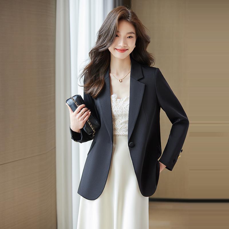 Low Price Dress With Coat Office Uniform Notch Lapel Design | Alibaba.com