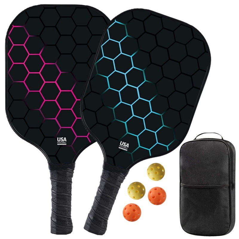 Pickleball Paddles Set Or1 Rackets USAPA Approved Pickle Ball with Balls Bag Accessories Pickleball Racquet Set for Kids Adults