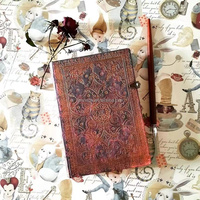 Journal de gratitude A5 Logo personnalisé Agenda en cuir Journal mensuel et hebdomadaire avec couverture rigide et emballage en papier pour la promotion