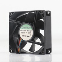 Kipas Pendingin Sunon 5V 24V 48V DC 12V 4.1W AC EC 8025 80X80X25MM 8CM Dual Ball Chassis Inverter Mute Empat-kabel PF80251101-000U-S99