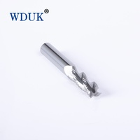 Fraise à dégrossir en carbure monobloc de haute précision, multi-tailles 4mm-20mm, pour le fraisage industriel de l'aluminium sur CNC