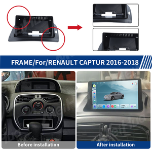 Fournisseur d'usine Cadre de tableau de bord 9 pouces pour <span class=keywords><strong>Renault</strong></span> <span class=keywords><strong>Kangoo</strong></span> 2015-2018 Lecteur vidéo <span class=keywords><strong>radio</strong></span> Câble Faisceau de câblage 1 an - Product Image 3