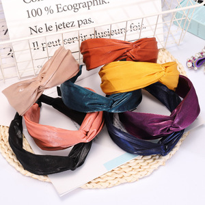 Diadema Elástica Colorida de Nuevo Diseño <span class=keywords><strong>2023</strong></span>, Diadema Trenzada con Nudo para Mujer - Product Image 4