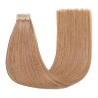 Extensiones de Cabello Humano Remy con Cinta Adhesiva PU, Invisibles y Sin Costuras, con Inyección de PU, Trama de Piel, Extensiones de Cabello Humano Virgen con Trama de Piel