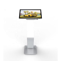 Écran LCD interactif 32 pouces Écran tactile Kiosque d'information en forme de K/S/T Kiosque d'assistance Kiosque bancaire