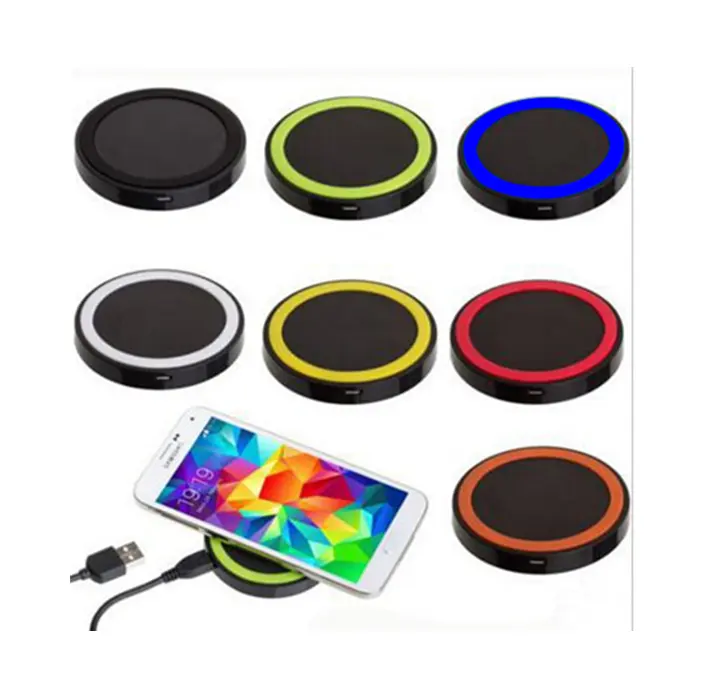 Hot Selling Q5 Customized Desktop Portable Wireless Charger for Apple Android phones