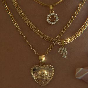 Collar de acero inoxidable con colgante del zodiaco para mujer, nuevo diseño, gran oferta, 12, circonita, Vintage, <span class=keywords><strong>2022</strong></span> - Product Image 4
