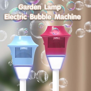 New automatic street <b>lamp</b> <b>bubble</b> blower, garden party festival supplies <b>lamp</b>, summer outdoor toy, electric <b>bubble</b> machine - Product Image 3