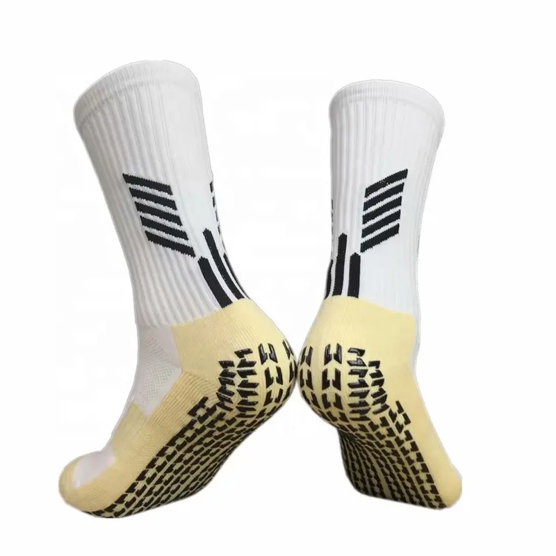 Großhandel dicke Frottee Crew Anti-Rutsch-benutzer definierte Logo sportliche Lauf griff Socken für Männer