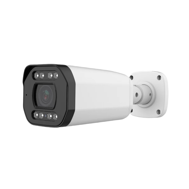 12MP Bullet Security Camera System 4K, IP Ethernet PoE Audio Camera with Dual-Lens, Indoor/Outdoor Monitor, AI Detection